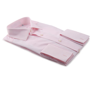 Pink Herringbone Stripe Luxury Shirt | Panah London