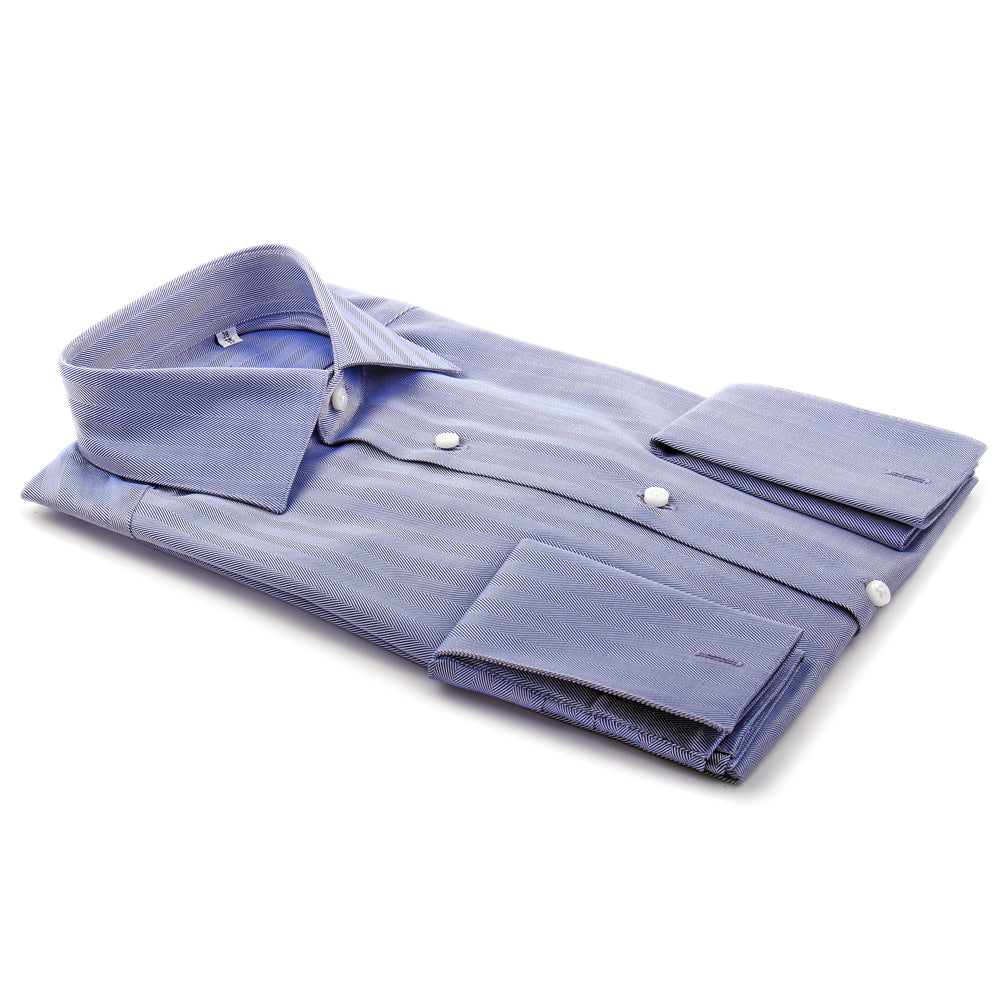 Blue Luxury Twill Shirt | Panah London