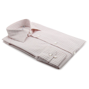 Wine Red Check Luxury Shirt | Panah London