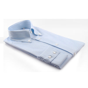 Sky Blue Stripe Luxury Shirt | Panah London